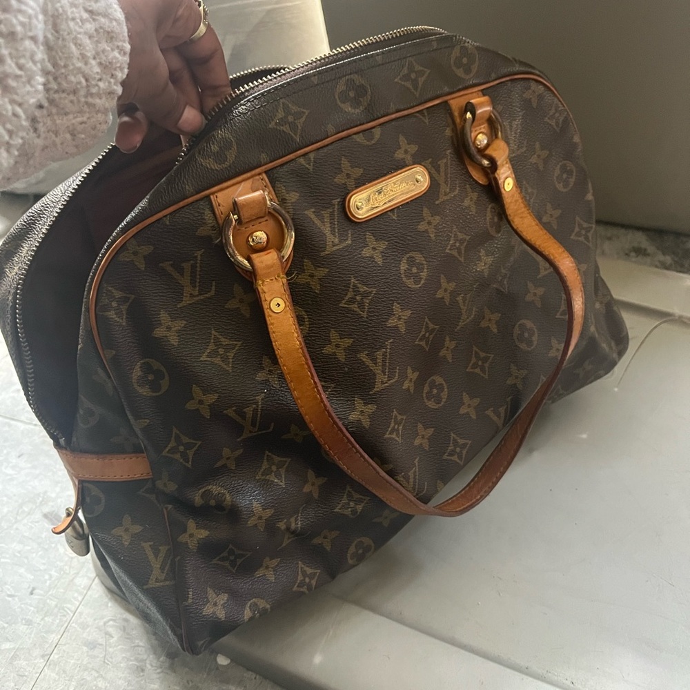 Luxury Designer Brown Monogram Bag
